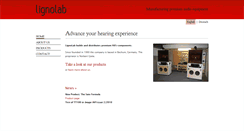 Desktop Screenshot of lignolab.com